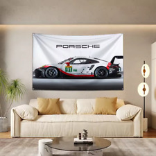 Porsche 911 Gulf Banner Fahne