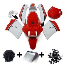 Red White Racing Fairing Kit