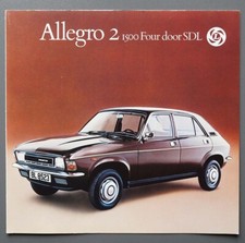 Prospekt Austin Allegro 1500 von 1976 deutsch