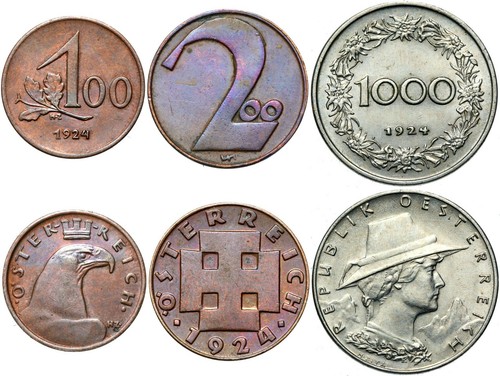 österreich konvolut set 3 - -,