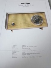 Radio-Fernseharchiv Schaltplan 00 Philips Philitina I B O X 15 U, 1960