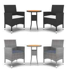 3-tlg. Garten-Essgruppe