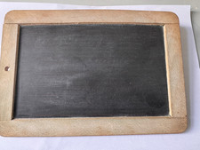 Kleine Schiefertafel Schule alt,  Kreide Deko