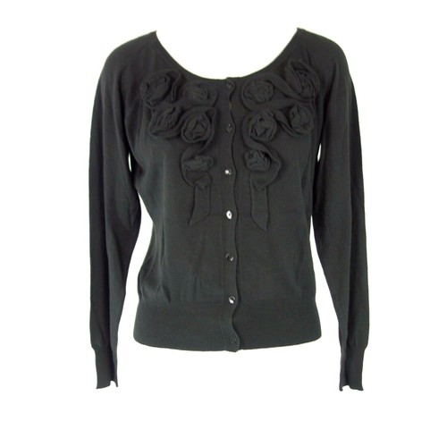 Strickjacke schwarz l - schwarz,