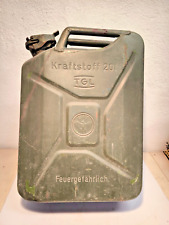20l Liter Blech Kanister Reservekanister Stahl Blechkanister BAT DDR voll Intakt