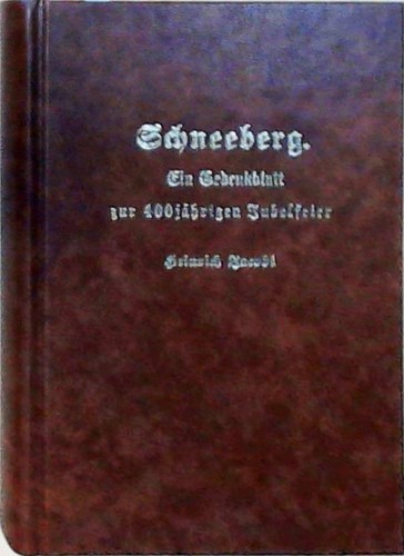 Schneeberg ein gedenkblatt - ein,