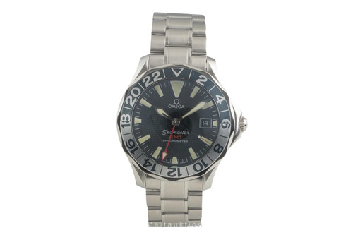 Omega seamaster gmt stahl - seamaster,