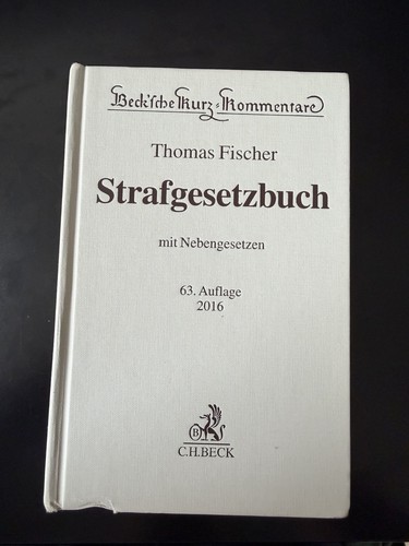 Thomas fischer stgb - thomas, stgb-kommentar