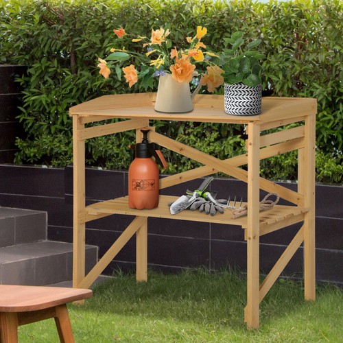 Outsunny pflanztisch mit - outsunny,