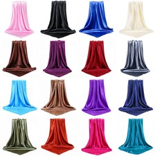Elegant Unifarben Seide Satin