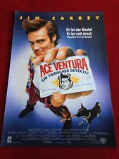 Ace Ventura Ein tierischer Detektiv Kinoplakat Poster A1, Jim Carrey