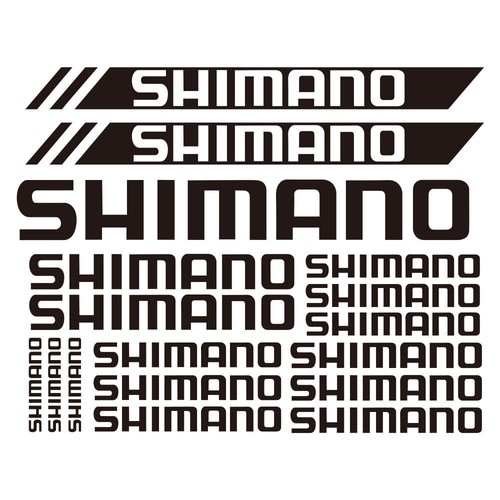 Shimano sticker aufklebersatz - shimano,