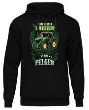 Gelbe Felgen Herren Kapuzenpullover | Landwirt Bauer Traktor Geschenk Trecker