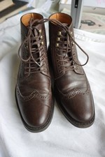 Stiefel Boots klassisch Budapester braun handgefertigt VEGAN - Made in Portugal