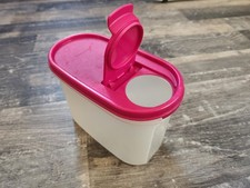 TUPPERWARE Eidgenosse 1,1 Liter rot Vorratsbehälter mit Deckel Schüttfunktion