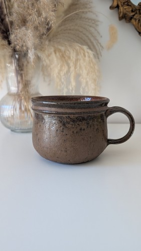 Vintage keramik tasse glasiert - vintage,
