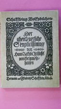 262741 Hans Jakob Christoffer Grimmelshause DER ABENTEUERLICHE SIMPLICISSIMUS