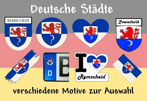 Aufkleber flagge wappen kfz - aufkleber-, flagge-wappen-kfz