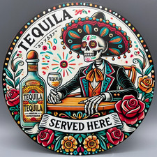 Metall/Blech-Schild-Vintage-Me