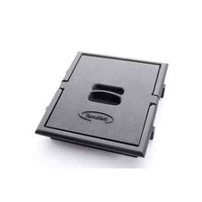 Reinigungstür Guss, Schwarz 251,6x282,6x52mm