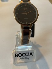 Boccia Damen Armbanduhr Titanium rose grau  NEU