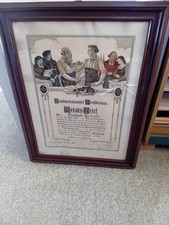 Meisterbrief 1911 Metzgereigewerke