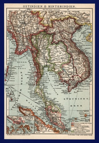 Landkarte 1902 indien - landkarte,