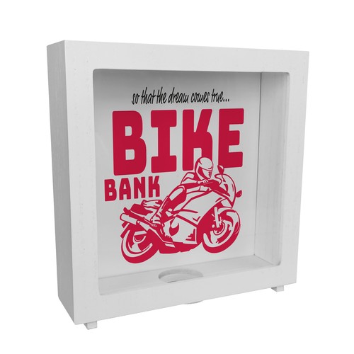 Bike bank rahmen - bike, spardose