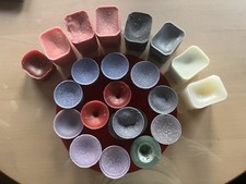 Kerzenreste, Wachsreste, Bunt