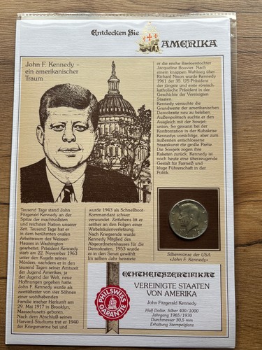 Münze 1969 kennedy usa half - kennedy,