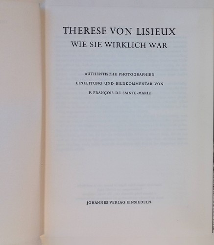 Therese von lisieux wie sie - von,