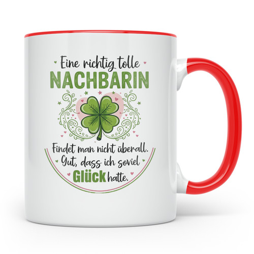 Nachbarin tasse eine richtig - tasse,