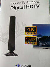 INDOOR TV ANTENNE DIGITAL HDTV 4K ULTRA HD 1080P von WAVE Neu in OVP