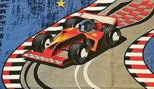  BETTWÄSCHE FORMEL 1 RENNWAGEN 2TEILIG JUNGE 100% COTTON 