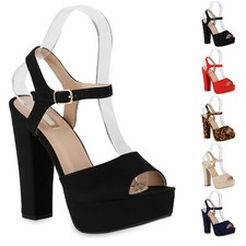 Damen Plateau Sandaletten