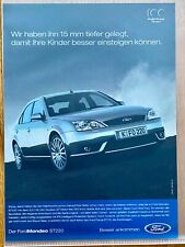 Ford Mondeo ST220 3.0 V6 Original 2003 Vintage Advert Werbung Reklame ST 220