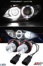 2X Angel Eyes Halo LED Gefroren Weiß Glühbirnen Für BMW E39 E60 E61 E64 E83 E53
