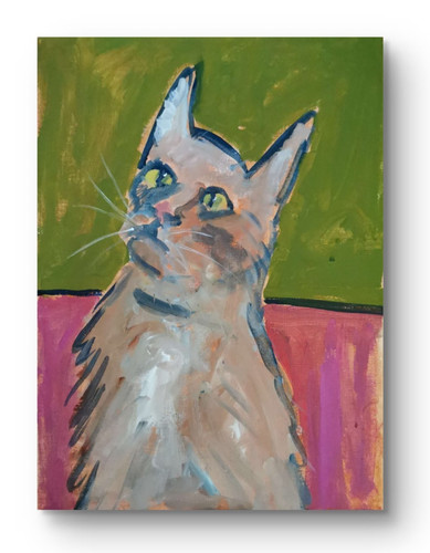 Original acryl gemälde - acryl, 12