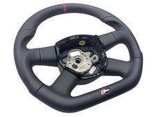 AUSTAUSCH Lenkrad Lederlenkrad AUDi A4 8E B7 A4 8K B8 ABGEFLACHT S-Line