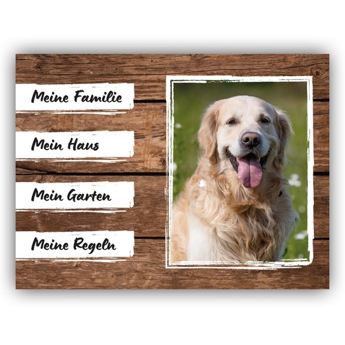 Golden retriever schild - retriever,