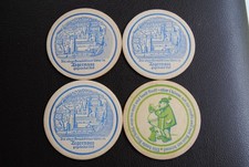 4 Bierdeckel Filz Untersetzer Tegernsee Brauerei Kneipe Bier
