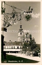 Neunkirchen Niederoesterreich Kirche Wirtshausschild