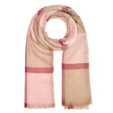 Damen Strickschal kariert Karo