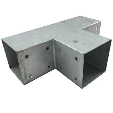 Holzverbinder 70x70mm T-Form Eckverbinder Pfostenverbinder für Kantholzbalken