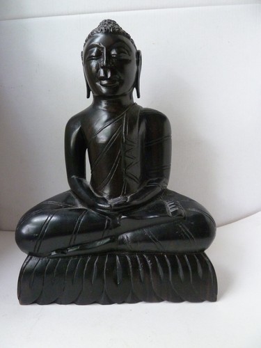 Holz buddha figur handarbeit - holz,