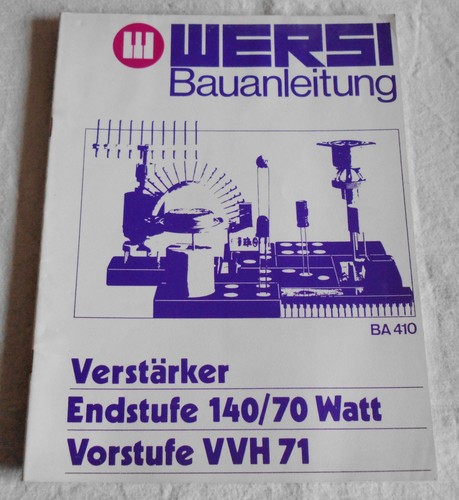 Wersi anleitung verstärker - wersi,