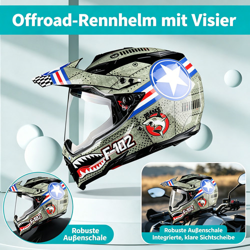 Motocross quad helm - quad, offroad