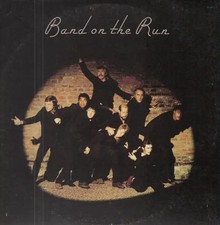 Paul McCartney & Wings Band On The Run POSTER INCLUDED Apple Vinyl LP