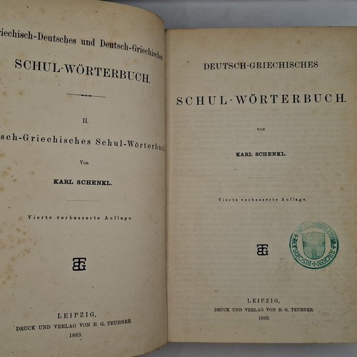 Griechisch deutsches und - griechisch-deutsches,