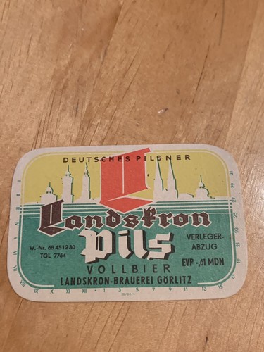 Bier etikett landskron - etikett,